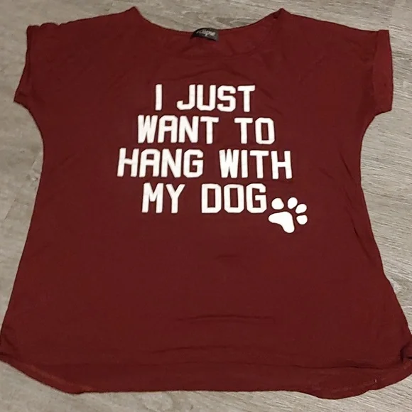 3/$20 Hang with My Dog Tshirt - Picture 1 of 2
